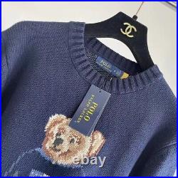 Polo Ralph Lauren Polo Bear Women's Blue Sweater Size S M L