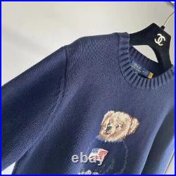 Polo Ralph Lauren Polo Bear Women's Blue Sweater Size S M L