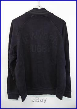 Polo Ralph Lauren Skull & Bones Baseball Jacket Sweater $245 NY New York Rugby