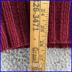 Polo Ralph Lauren Sweater Mens M Black Red Knit Long Sleeve Crew Neck Pullover