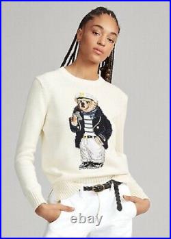 Polo Ralph Lauren Teddy Bear Cotton Sweater Size M