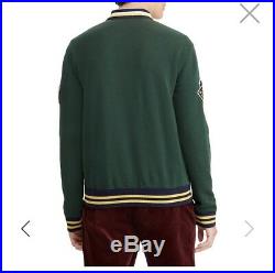 Polo Ralph Lauren Tiger Rl Green Sweatshirt Rrl Patch Varsity No Bear Sweater M