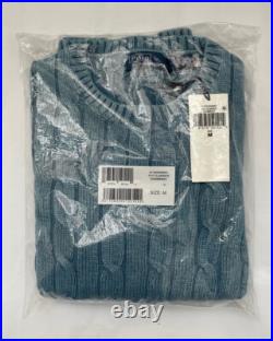 Polo Ralph Lauren Women's Slim Fit Indigo Patchwork Elbow Sweater