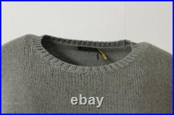 Polo Ralph Lauren Womens COTTON Jumper Sweater Grey Authentic DW28 MEDIUM M