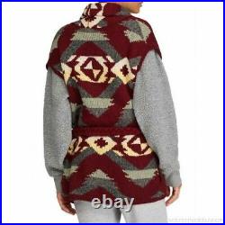 Polo Ralph Lauren Wool Cashmere Southwestern Cardigan Sweater Vest New $598