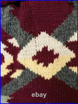 Polo Ralph Lauren Wool Cashmere Southwestern Cardigan Sweater Vest New $598