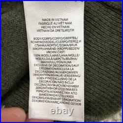 Polo Ralph LaurenLogo-Embroidered Wool Sweater Dark Green Medium