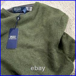 Polo Ralph LaurenLogo-Embroidered Wool Sweater Dark Green Medium Polo Ralph LaurenLogo-Embroidered Wool Sweater Dark Green Medium