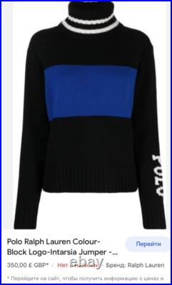 Polo ralph lauren 100 wool sweater, M