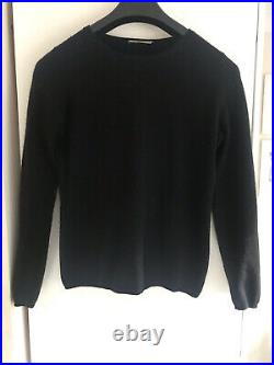 Prada Black 100% Cashmere Jumper Sweater It44 Sz M
