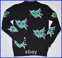 Prada Broken Hearts Frankenstein Sweater. Sz 40. Nwt