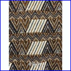 Prada Metallic Jacquard Wool & Cashmere Sweater. Sz 40. Nwt