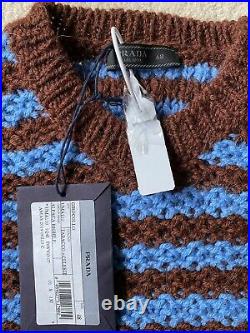 Prada maglia Alpaca Knit Crew Sweater NEW m