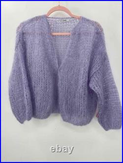 Pre-Owned Maiami Purple Size S/M Cardigan Sweater