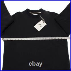 President's NWT Crew Neck Sweater Size Medium in Dark Blue Cotton/Cashmere Blend