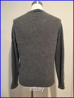 Pristine Classic gray MONCLER crewneck sweater S M