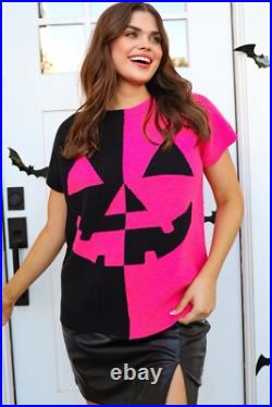 Pumpkin Short Sleeve Sweater (Rare From US)