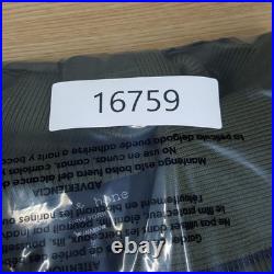 RAG & BONE Sweater Mens Medium Green Zip Up Rib Knit Washed Dexter Andrew $328