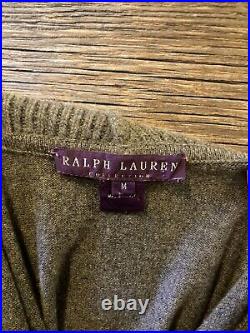 RALPH LAUREN Grey Cashmere Sweater Dress