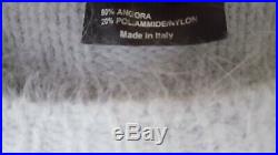 RARE! Gucci Mens Angora Rabbit Hair Sweater Jumper Grey Medium IT48 (Small IT46)