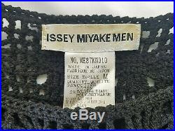 RARE Issey Miyake Netted Cotton/poly Blend Men's Sweater Small-Medium Japan