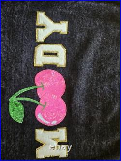 RARE Judith March Size M Medium Black Cherry'Moody' Sweater Jumper Cherries