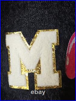 RARE Judith March Size M Medium Black Cherry'Moody' Sweater Jumper Cherries