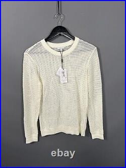 REISS ALBA MESH Jumper Medium Ivory NEW WITH TAGS Women's