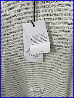 REISS ALBA MESH Jumper Medium Ivory NEW WITH TAGS Women's