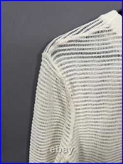 REISS ALBA MESH Jumper Medium Ivory NEW WITH TAGS Women's