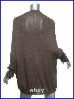 RICK OWENS MASTADON F/W16 Cashmere Knit Long Sleeve Pullover Tunic Top Sweater M