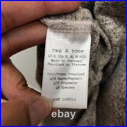 Rag & Bone Jean Sweater Jumper Womens Medium Heathered Gray Pullover