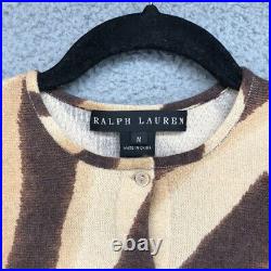 Ralph Lauren Black Label Cashmere Cardigan Sweater Jumper Womens Medium