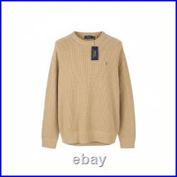 Ralph Lauren Classics Brown Men's Sweater L Wool Alpaca Structured Pull On Ralph Lauren Classics Brown Men's Sweater L Wool Alpaca Structured Pull On