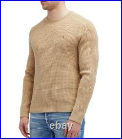 Ralph Lauren Classics Brown Men's Sweater L Wool Alpaca Structured Pull On Ralph Lauren Classics Brown Men's Sweater L Wool Alpaca Structured Pull On