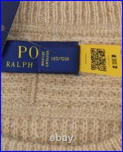 Ralph Lauren Classics Brown Men's Sweater L Wool Alpaca Structured Pull On
