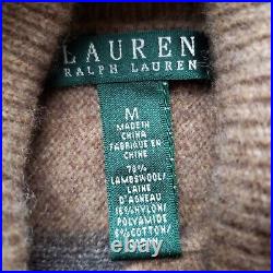 Ralph Lauren Lambswool Sweater Geometric Aztec Women's Medium