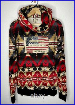 Ralph Lauren Medium Sweater USA Flag Hoodie Beacon RRL Polo Southwestern Native