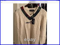 Ralph Lauren Men's Cable knit Sweater Medium