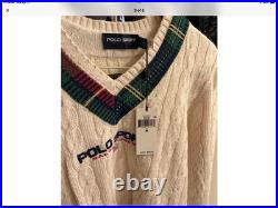 Ralph Lauren Men's Cable knit Sweater Medium