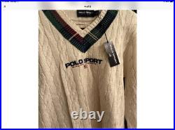 Ralph Lauren Men's Cable knit Sweater Medium