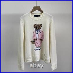 Ralph Lauren Polo Bear BRAND NEW Sweater OLD MONEY WOMENS gift RL KNIT