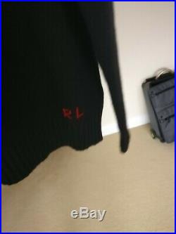 Ralph Lauren Polo Bear Tux Tuxedo Sweater Jumper Black, Medium (Brand New)