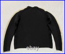 Ralph Lauren Sweater Mens M Heavy Wool Made In Italy Crewneck Stripe Pullover