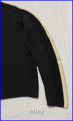 Ralph Lauren Sweater Mens M Heavy Wool Made In Italy Crewneck Stripe Pullover