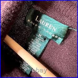 Ralph Lauren Vintage Golden Retriever Dog Turtleneck Sweater Sz M Medium