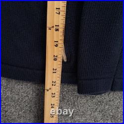 Rani Arabella Cardigan Women M Medium Blue Full Zip Long Sleeve Cashmere Sweater