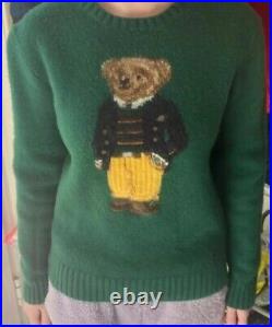 Rare Vintage Rare Polo Ralph Lauren Teddy Cool Bear Knitted Sweater