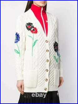 Red Valentino Embroidered Cotton Cardigan. Sz S/m/l. $1050