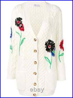 Red Valentino Embroidered Cotton Cardigan. Sz S/m/l. $1050